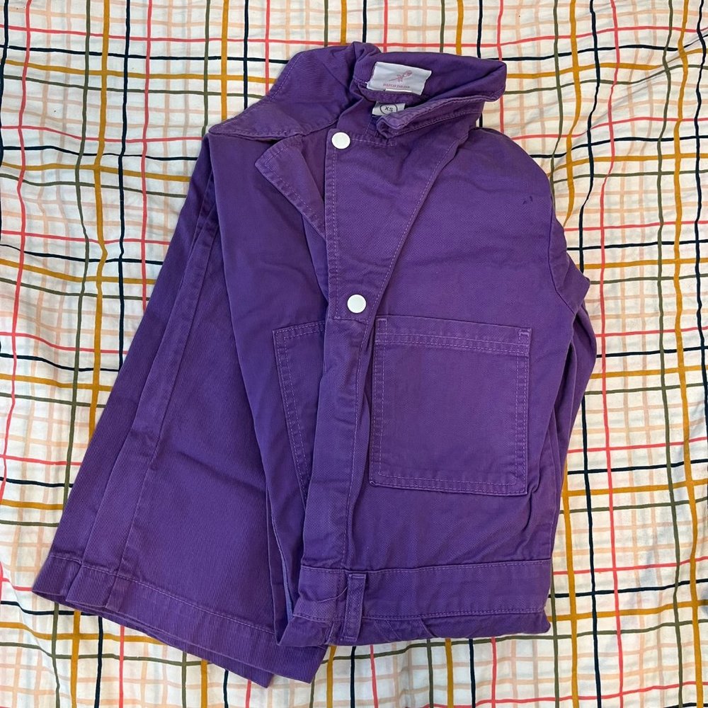 Big Bud Press Long Sleeve Everyday Jumpsuit (Purple)